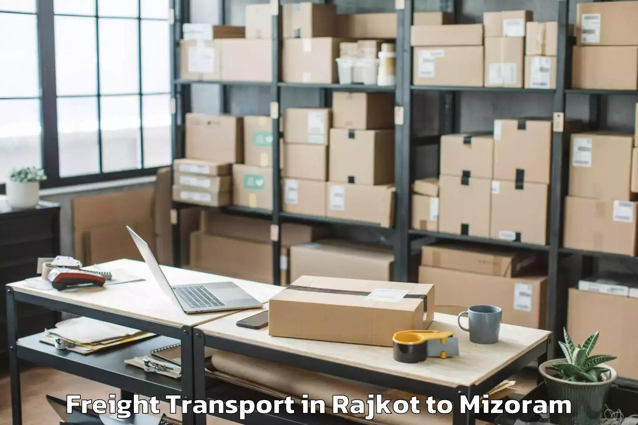 Expert Rajkot to Mizoram University Aizawl Freight Transport